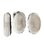 Set of (3) Sterling Silver Handled Brushes