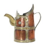 Copper and Brass Detailed Coffee Pot