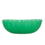 Steuben Green Jade Glass Center Bowl