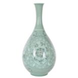 Korean Celadon Glaze Vase