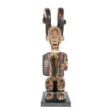 African Hand Carved Wooden Figural Sculpture