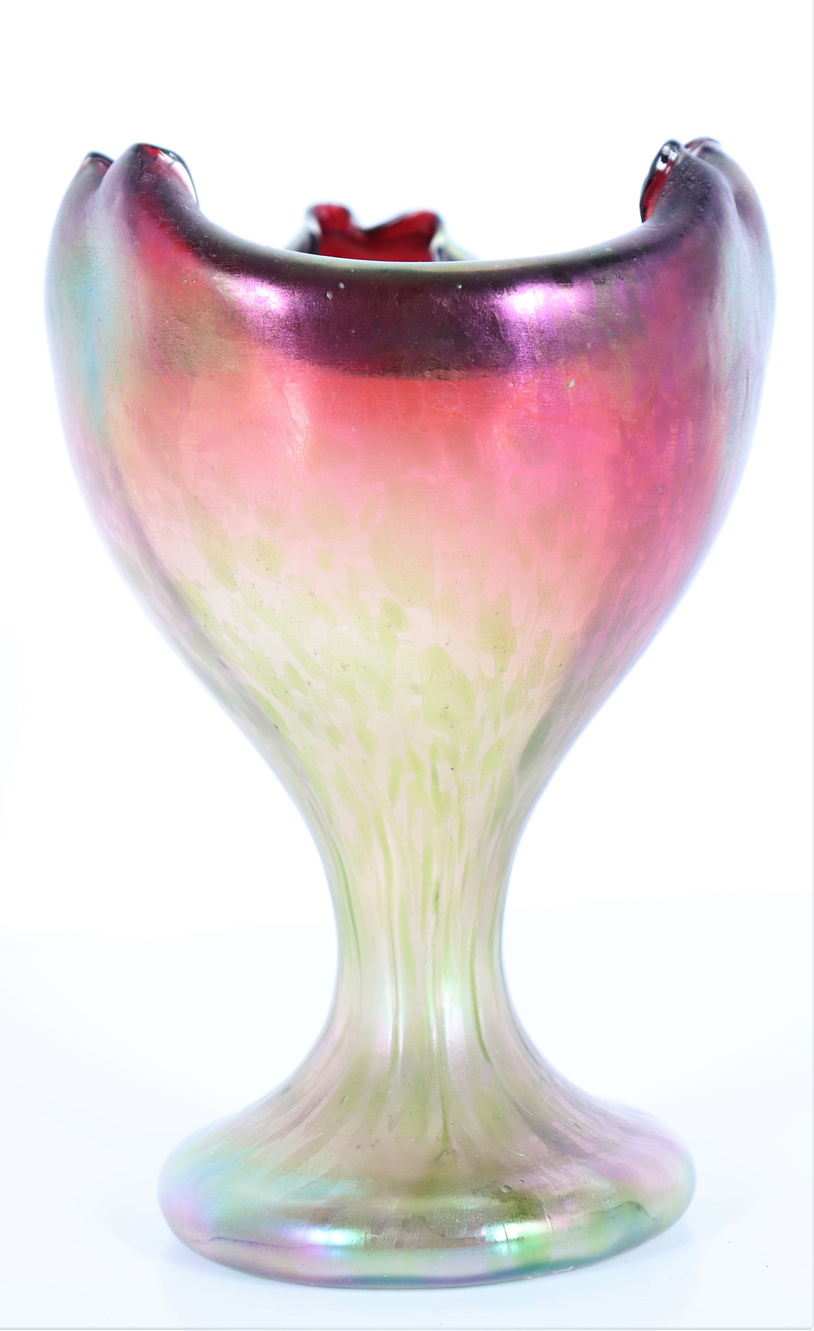 Rindskopf Grenada Iridescent Glass Vase - Image 10 of 13