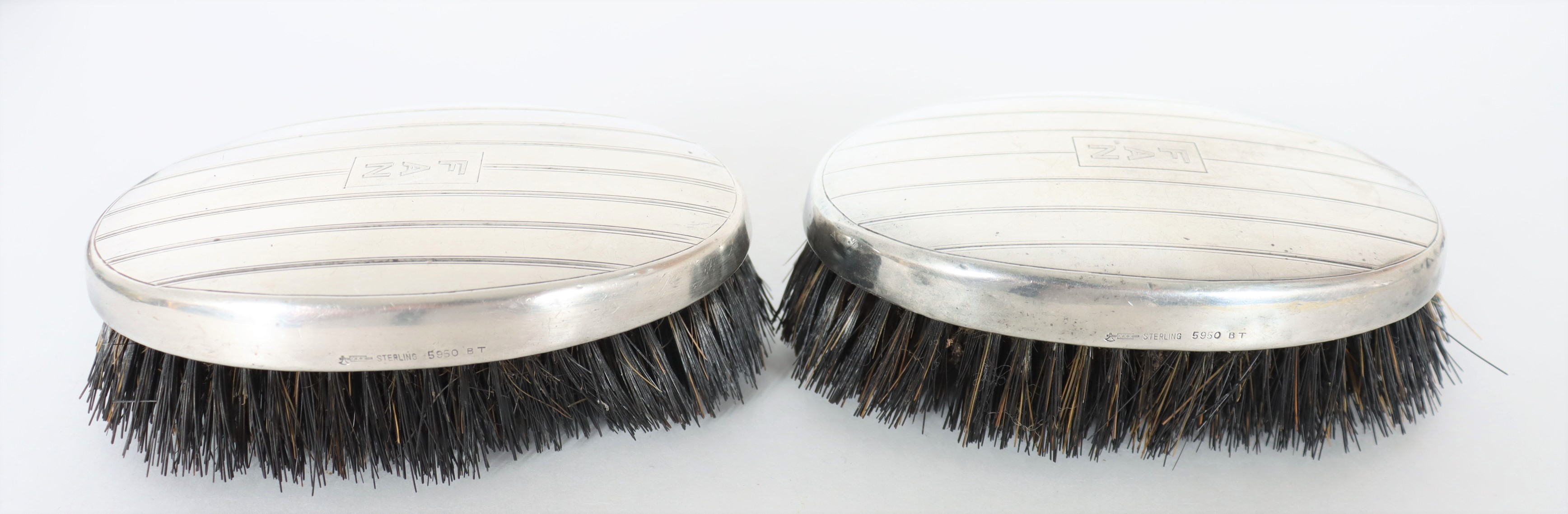 Set of (3) Sterling Silver Handled Brushes - Image 3 of 4