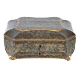 Antique Chinese Lacquer Sewing Box