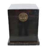 Chinese Black Lacquer Box