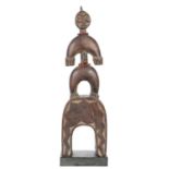 African Hand Carved Wooden Figural Sculpture
