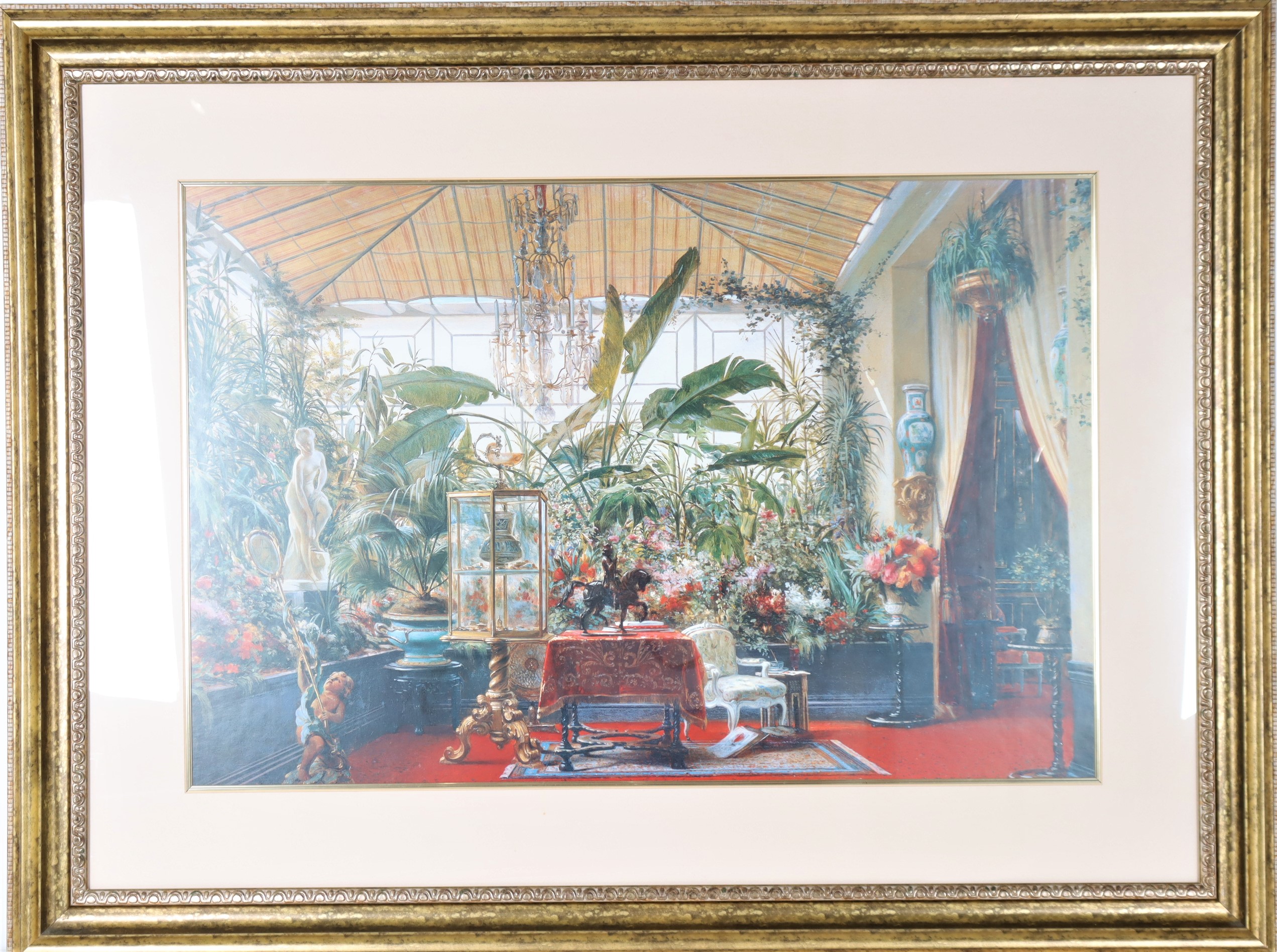 Large Victorian Conservatory Print - Image 2 of 5