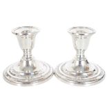 Pair International Courtship Sterling Candlesticks