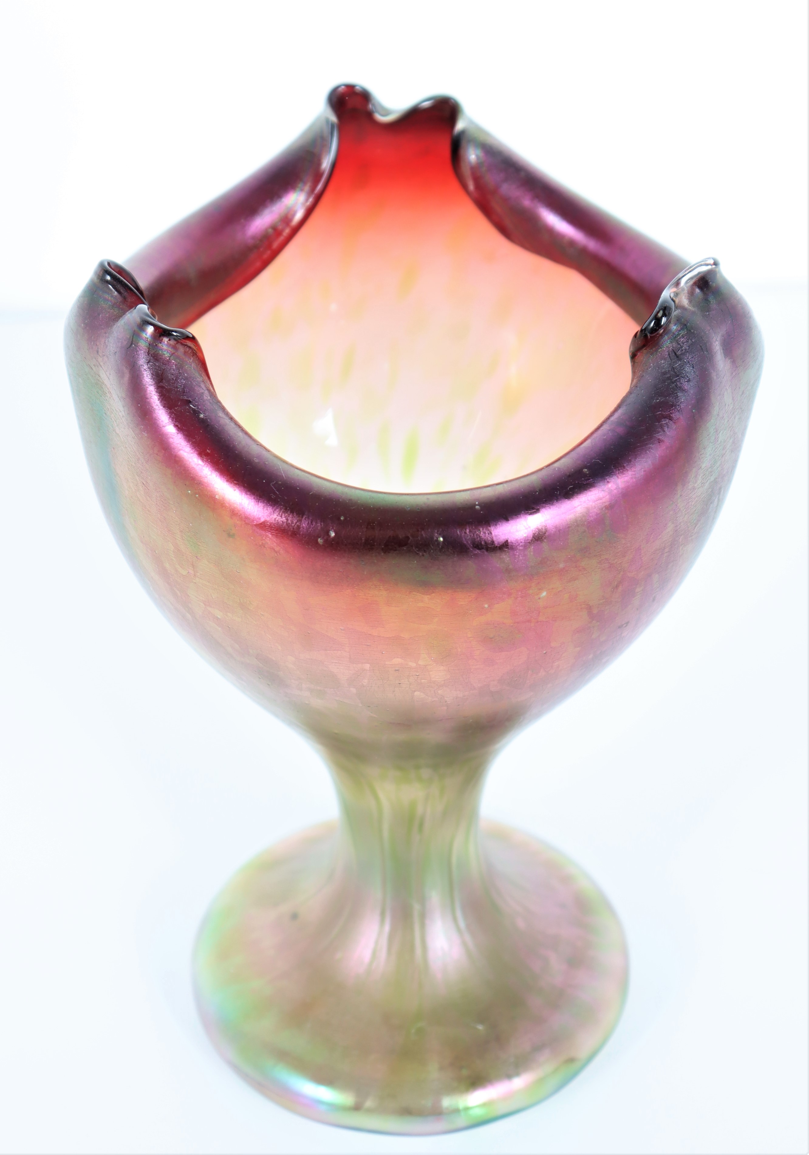 Rindskopf Grenada Iridescent Glass Vase - Image 12 of 13