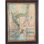 Watercolor of Venice Canal