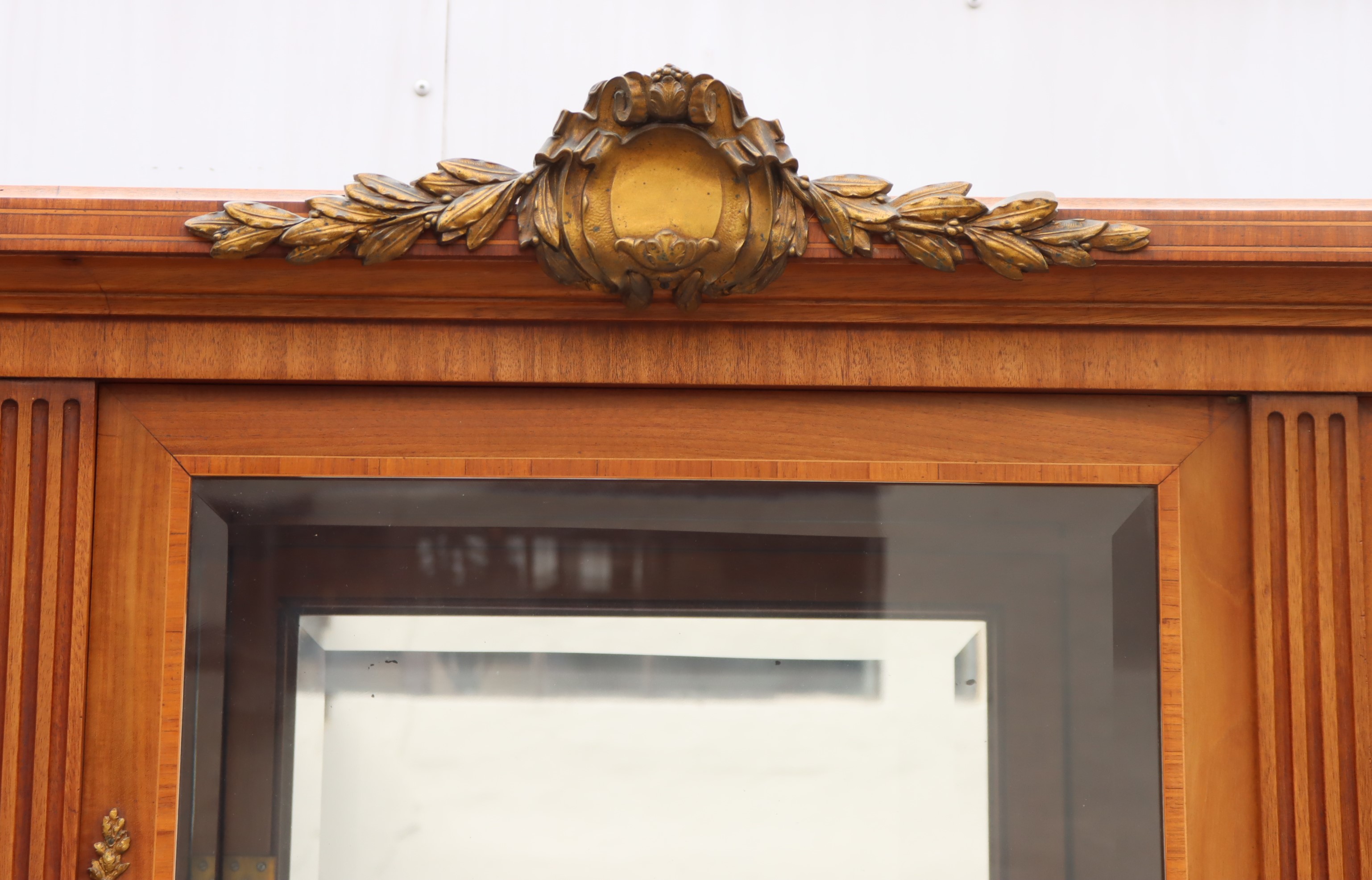 Early 20th C French Inlaid Credenza w/ Ormolu - Image 4 of 4