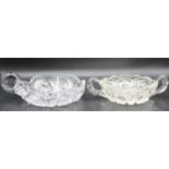 Pair of Cut Glass Bowls