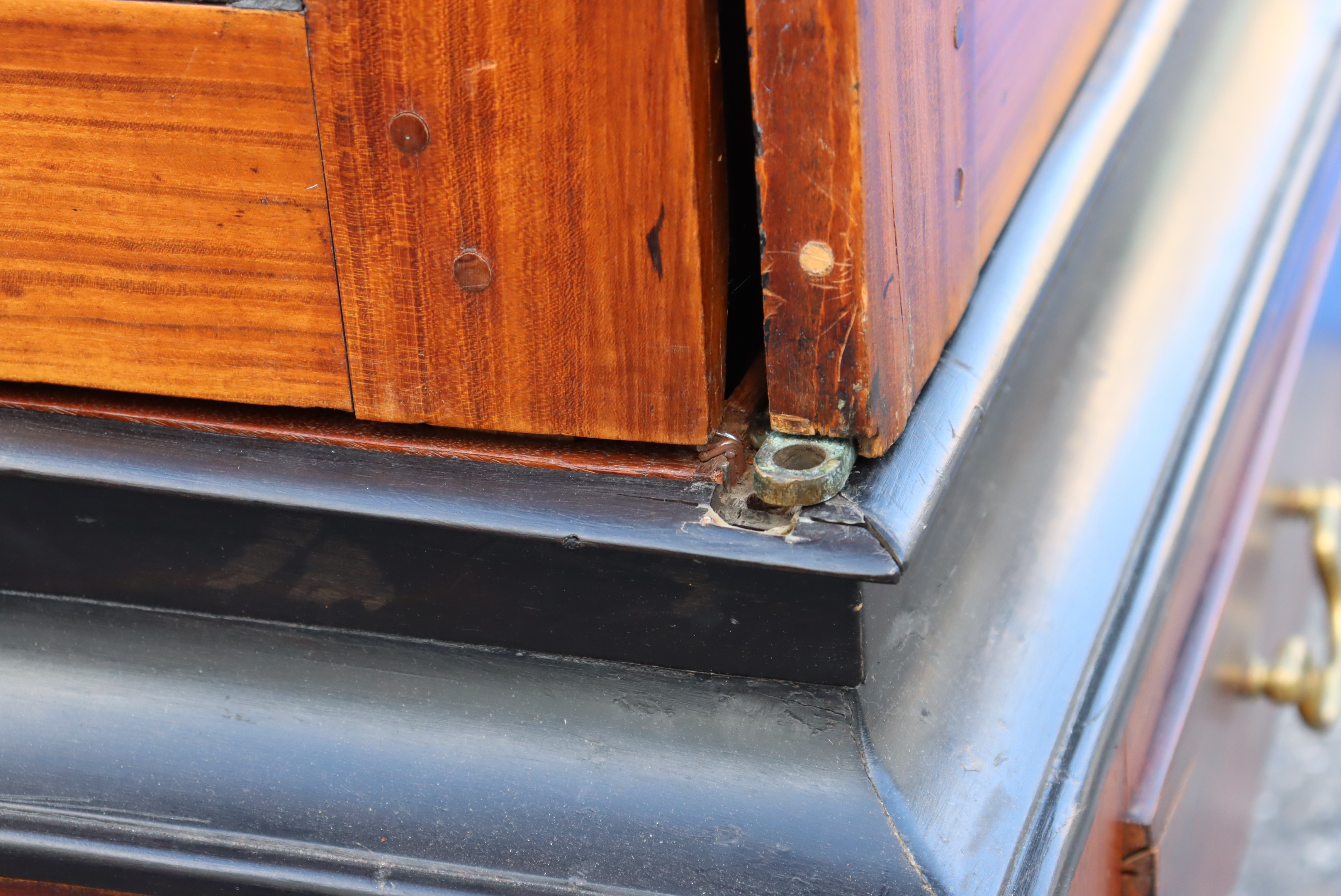 Important 19th C Anglo Indian Inlaid Armoire - Image 23 of 40