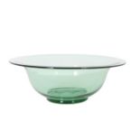 Green Art Glass Bowl