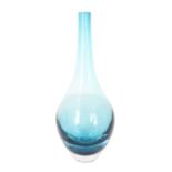 Hand Blown Weighted Art Glass Vase