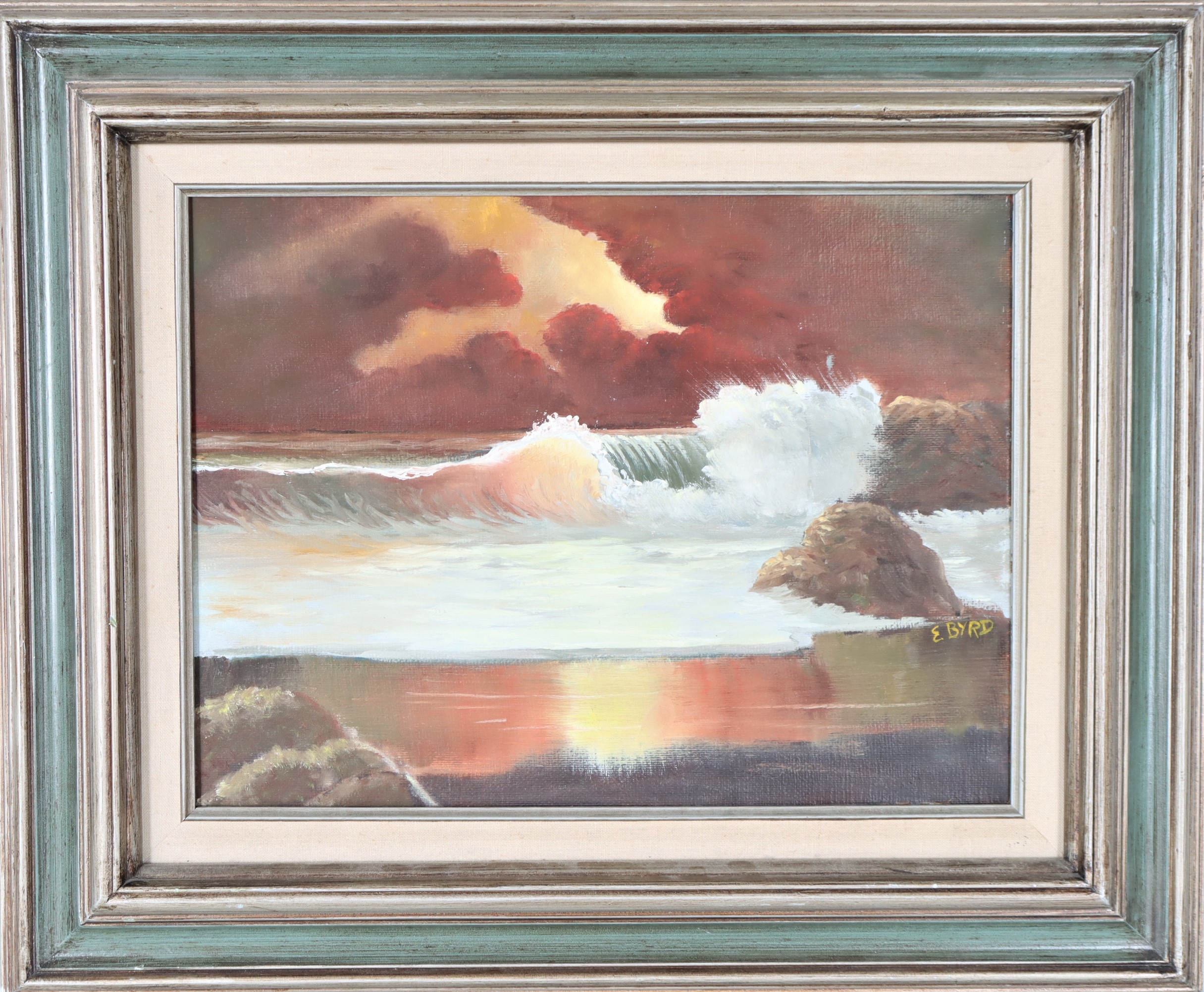 Signed Seascape, Oil on Canvas - Image 2 of 4