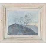 Capri Vista, 20th C, Signed Oil on Canvas Board