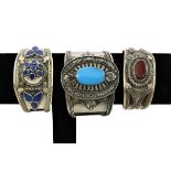 Set of (3) Tibetan Jewel Bracelets