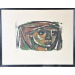 Caberie/Head, Signed Serigraph
