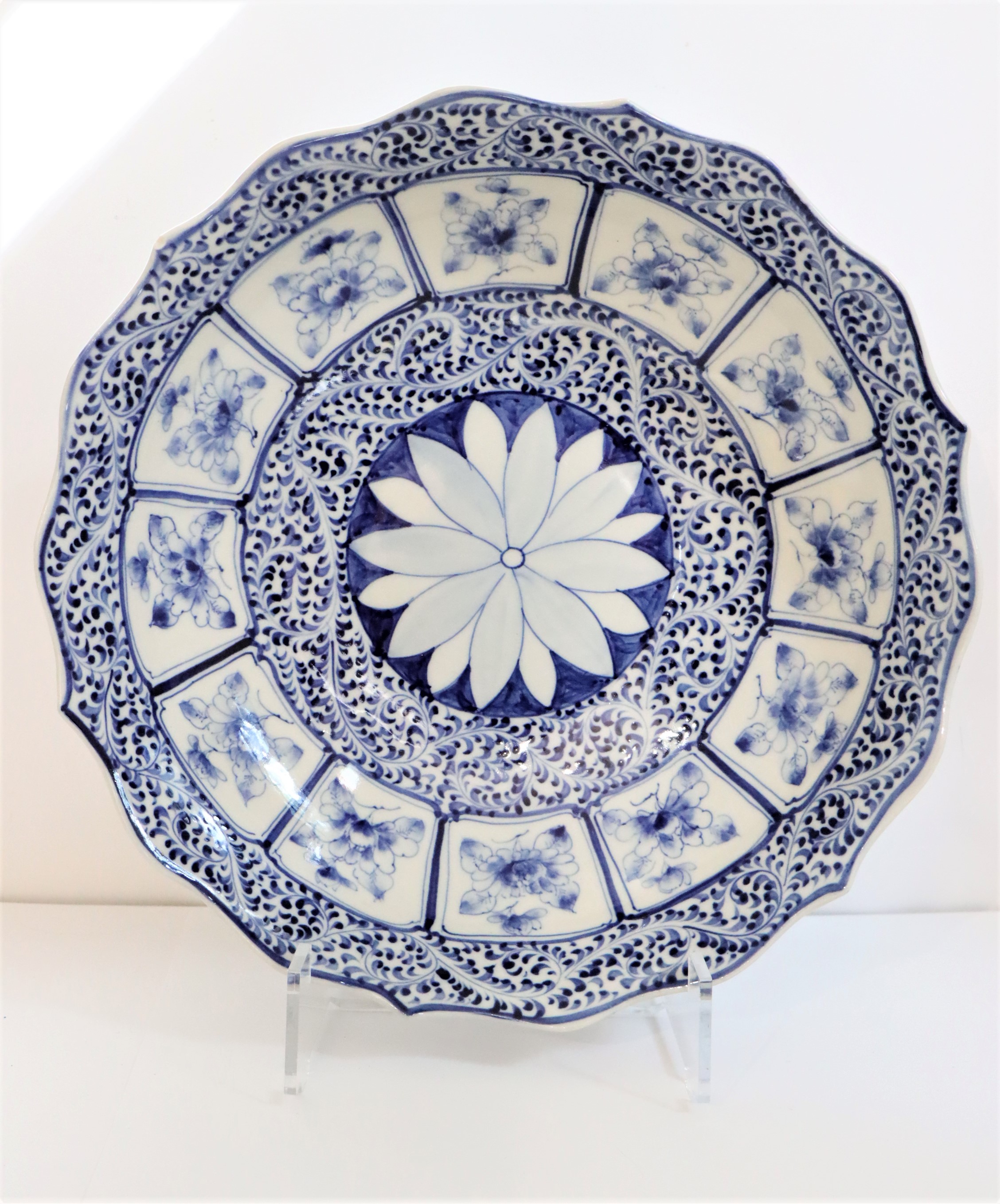 Blue & White Porcelain Bowl - Image 4 of 4