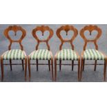 Set of (4) Vienna Biedermeier Chairs