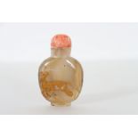 Chinese Antique Carved Snuff Bottle
