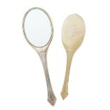 (2) Sterling Silver Mirror and Brush