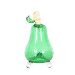 Hand Blown Glass Pear Collectible