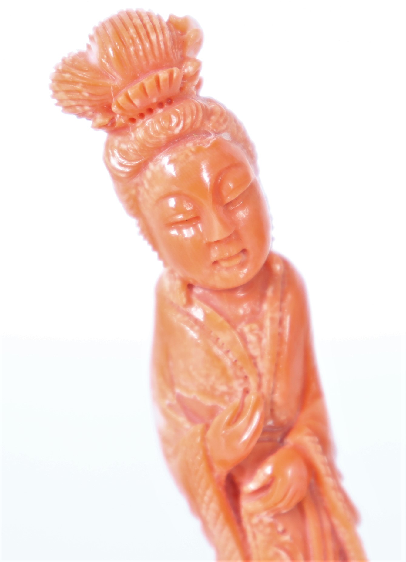 Carved Coral, Chinese - Image 2 of 4