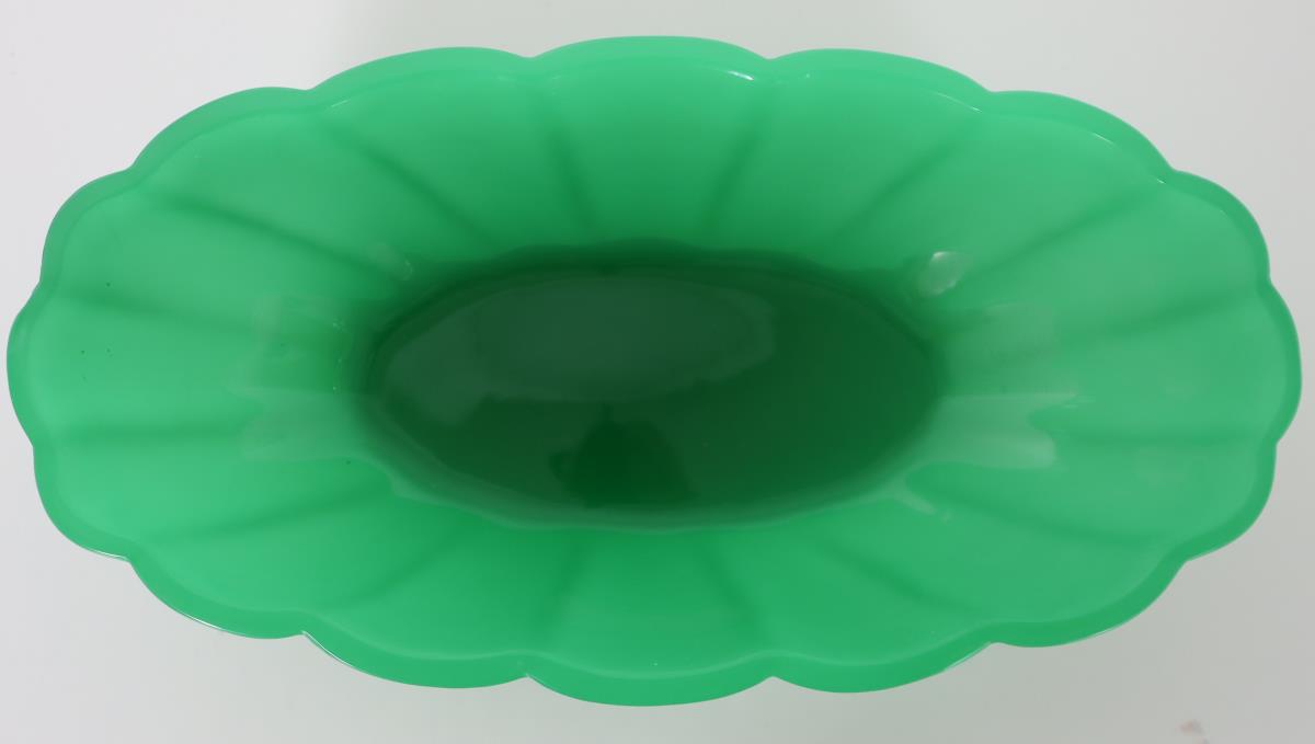 Steuben Green Jade Glass Center Bowl - Image 2 of 3
