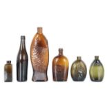 Collection of (6) Antique Glass Bottles