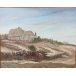 Vintage Oil on Canvas of a New York Estate