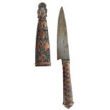 Mixed Metal Dagger w. Sheath