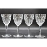 Set of (4) Baccarat Wine Glasses