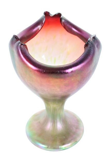 Rindskopf Grenada Iridescent Glass Vase - Image 2 of 13