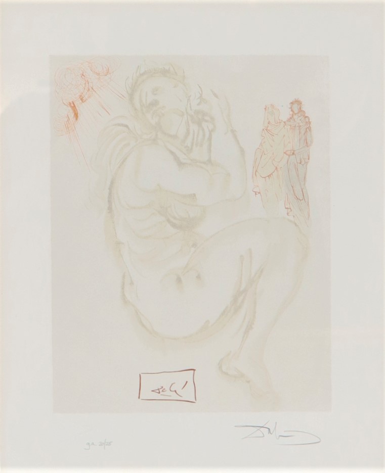 Salvador Dali (1904-1989) Spain, Lithograph - Image 2 of 3