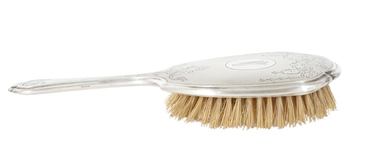 Antique Sterling Silver Brush - Image 2 of 8