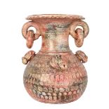 Pre-Columbian Style Terracotta Vase