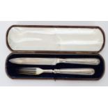 Pair of English Sterling Silver Serving Utensils