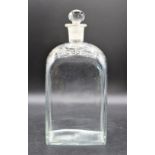 Gilt Decorated Glass Perfume Bottle