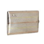 Sterling and 14k Gold Monogrammed Case, 4.67 OZT