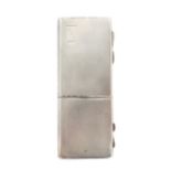 Sterling Silver Cigarette & Makeup Case, 4.6 OZT