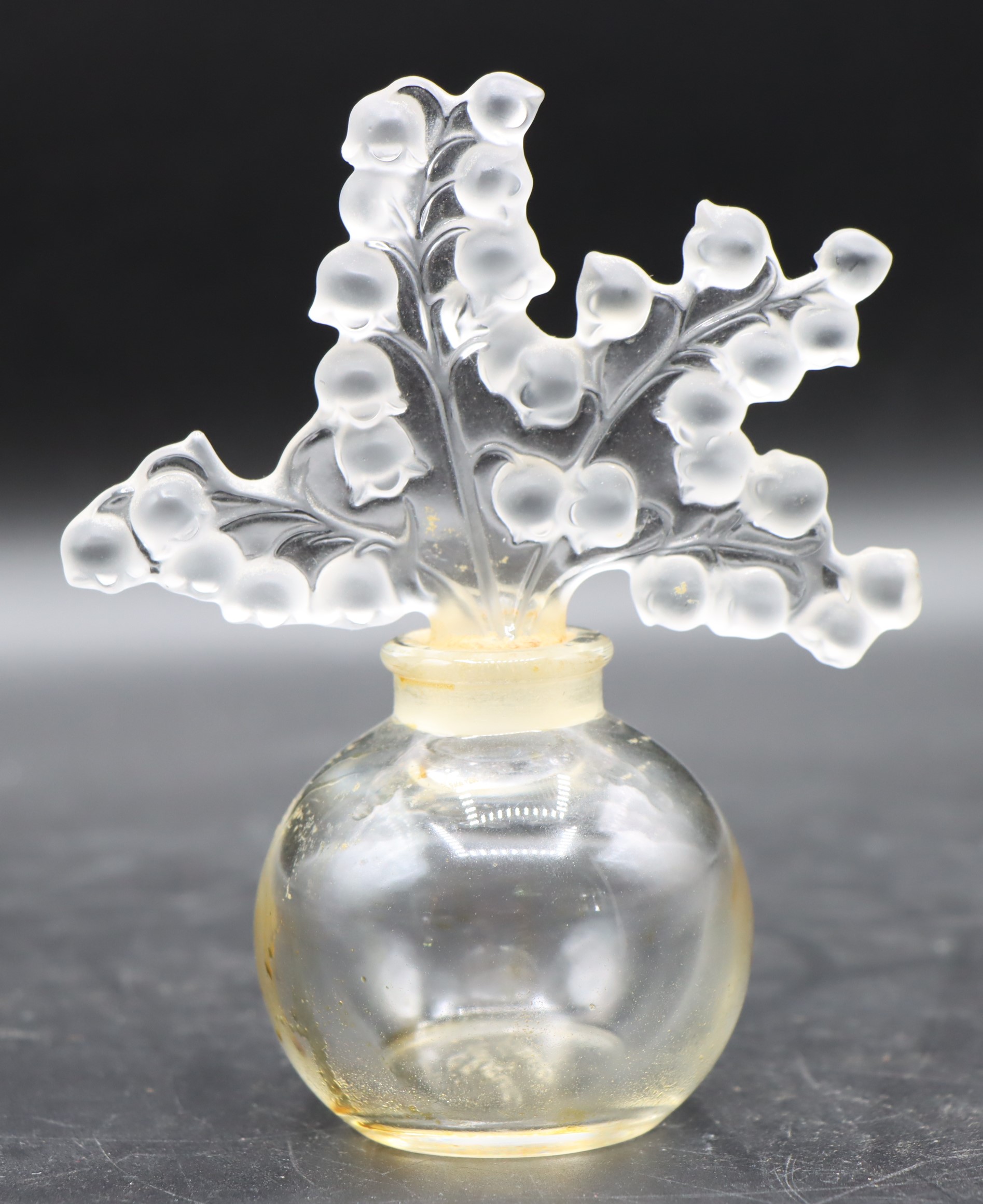 Lalique Crystal Perfume Bottle, Lily of the Valley - Image 3 of 4