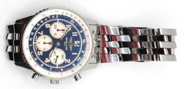 Chronograph "Breitling Navitimer 1884", Automatic, Edelstahl, A30022, 0933, Zeigerdatum, Tag- und M