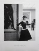 Dambier, Georges "Im Orangerie-Museum", Fotodruck, schwarz/weiß, Papier/Lw., 80x60 cm, Rahmen