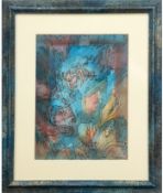 Adelmann, Arthur Roy (1940-2019) "Night Bouquet", Aquarell, sign. u.r., 30x22 cm, im Passepartout h