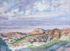 Weiser, Paul (1877 Erdmannsdorf-1967 Gera) "Rio de Janeiro", Aquarell/Papier, monogr. und bez. u.r.