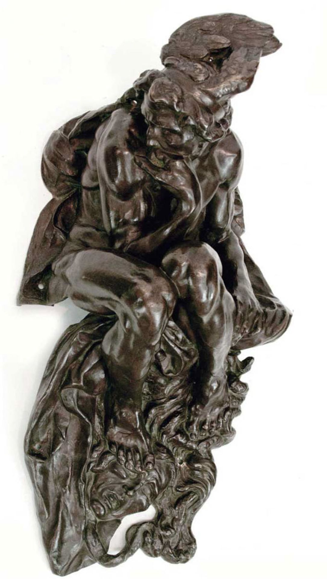 Bitterlich, Hans (1860 Wien-1949 ebenda) 2 Hängefiguren "Perseus mit Flügelhelm und Haupt der Gorgo - Bild 2 aus 2