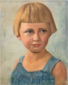 Ring "Mädchenporträt", Öl/Lw., sign. u.r., 30x24 cm, Rahmen