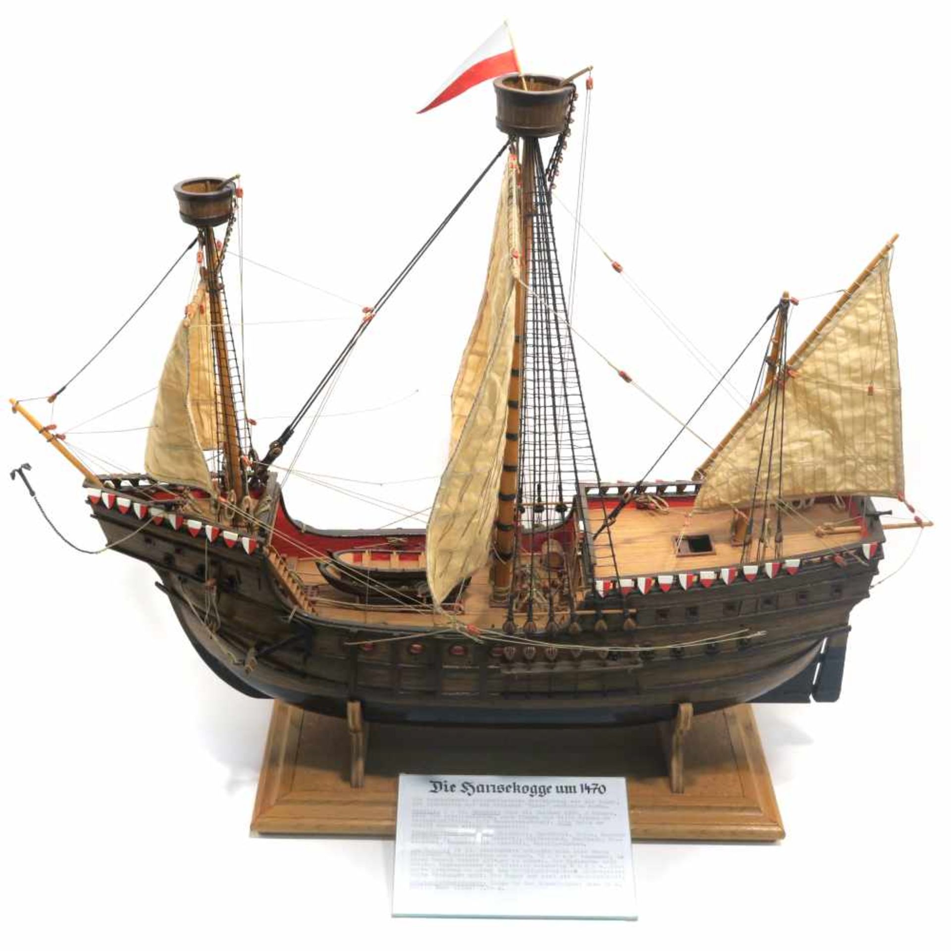 Modellschiff "Hanse"